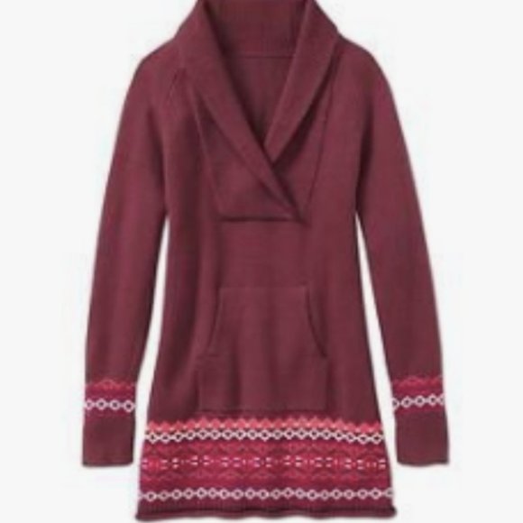 Athleta Sweaters - Athleta Sequoia Cabin Fair Isle Tunic Sweater Size Small